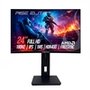 Monitor Gamer Rise Mode Prime 24", FHD, 180Hz, 1ms, IPS, FreeSync, HDR 400, HDMI e DP, Altura Ajustável, Preto - RM-MOGL-24F180FH-B