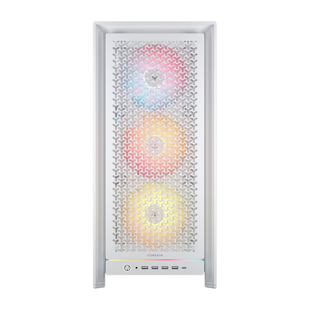 Gabinete Corsair 5000D RS ARGB, Mid Tower, Branco
