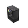 Gabinete Gamer Liketec Quest, Mid-Tower, M-ATX,Frontal e Lateral em Vidro Temperado, 3x Fan, Preto - LC-MX-QUEST-SF