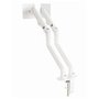 Suporte de Mesa Articulado para 2 Monitores de 15" a 34" Dual Iron Lift Rise Mode, Ajuste de altura, Pistão a Gás, Branco - RM-IL-02-W