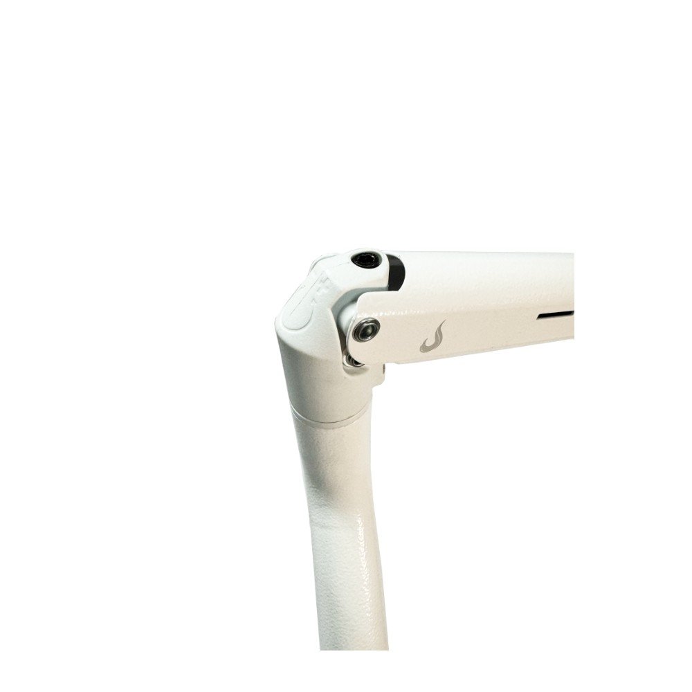 Suporte de Mesa Articulado para 2 Monitores de 15" a 34" Dual Iron Lift Rise Mode, Ajuste de altura, Pistão a Gás, Branco - RM-IL-02-W Suporte de Mesa Articulado para 2 Monitores de 15" a 34" Dual Iron Lift Rise Mode, Ajuste de altura, Pistão a Gás, Branco - RM-IL-02-W