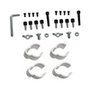 Suporte de Mesa Articulado para 2 Monitores de 15" a 34" Dual Iron Lift Rise Mode, Ajuste de altura, Pistão a Gás, Branco - RM-IL-02-W