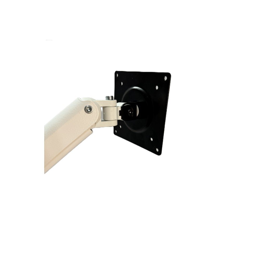Suporte de Mesa Articulado para 2 Monitores de 15" a 34" Dual Iron Lift Rise Mode, Ajuste de altura, Pistão a Gás, Branco - RM-IL-02-W Suporte de Mesa Articulado para 2 Monitores de 15" a 34" Dual Iron Lift Rise Mode, Ajuste de altura, Pistão a Gás, Branco - RM-IL-02-W