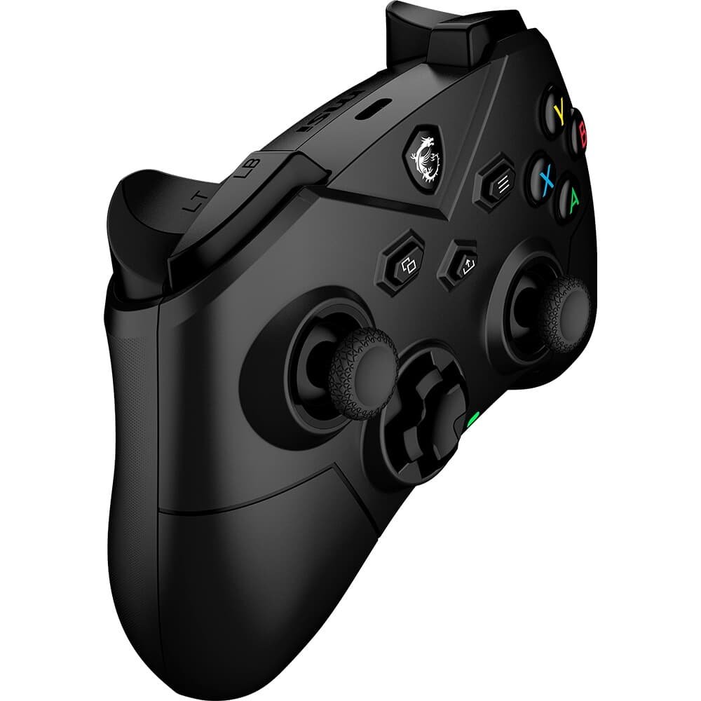 Controle Gamer Sem Fio MSI Force GC300 Wireless, 2.4GHz, Bluetooth, USB2.0 Tipo-C, PC e Android, Preto - FORCEGC300W Controle Gamer Sem Fio MSI Force GC300 Wireless, 2.4GHz, Bluetooth, USB2.0 Tipo-C, PC e Android, Preto - FORCEGC300W