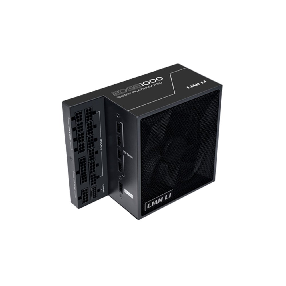 Fonte Gamer Lian Li Edge 1000W, 80 Plus, Platinum, Preto - EG1000 BLACK EU