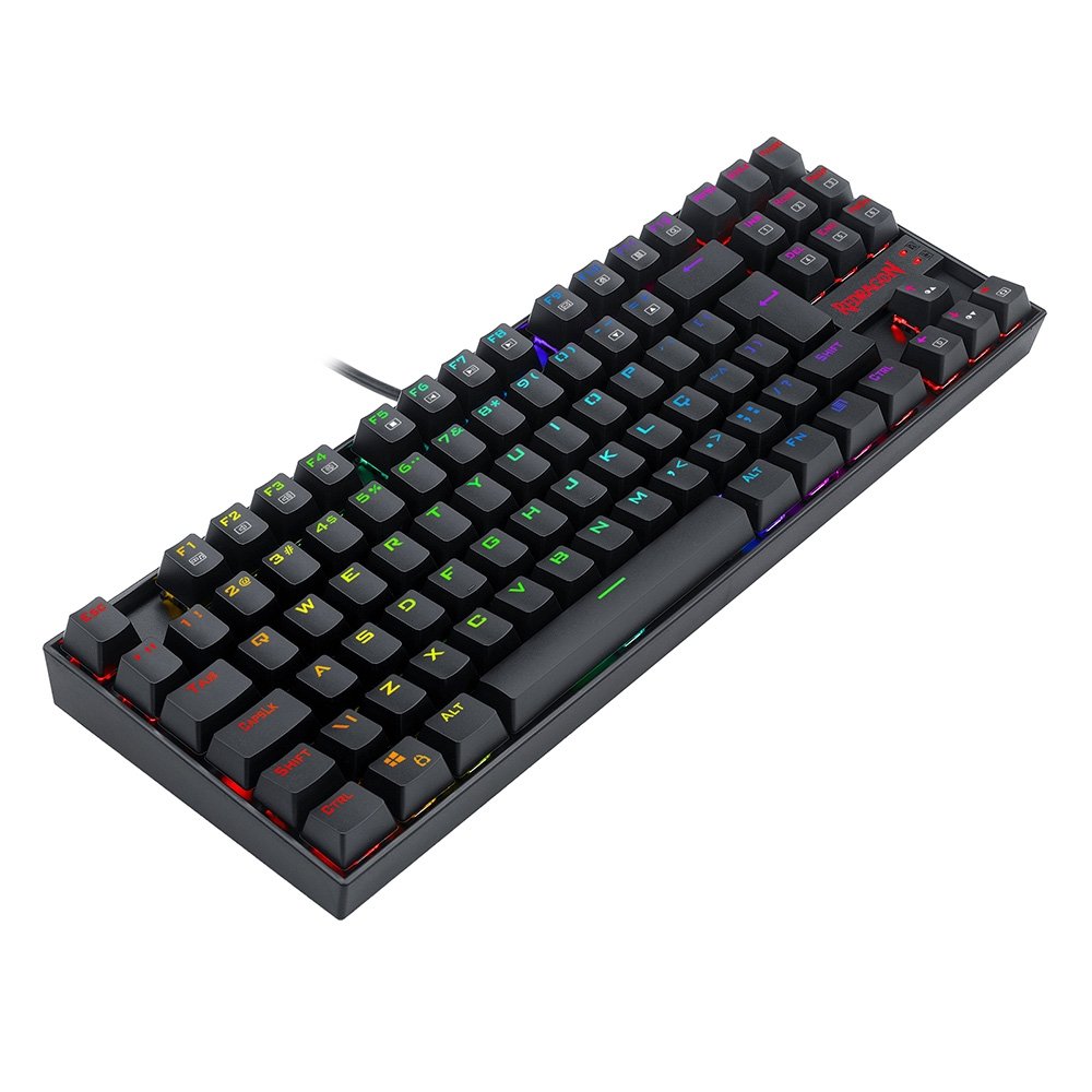 Teclado Magnético Gamer Redragon Kumara Pro, RGB, Switch Brown, USB, ABNT2, Preto = K552RGB-PRO (PT-BROWN) V2