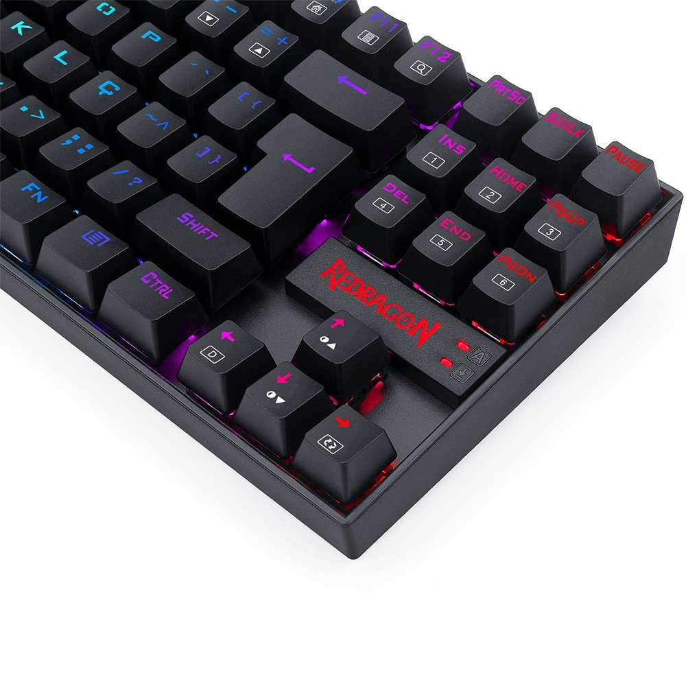 Teclado Magnético Gamer Redragon Kumara Pro, RGB, Switch Brown, USB, ABNT2, Preto = K552RGB-PRO (PT-BROWN) V2