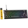 Teclado Magnético Gamer Attack Shark X68 HE, Rapid Trigger, 8000Hz, 0.01mm, 65%, Black, Preto - AS-X68HE-BK