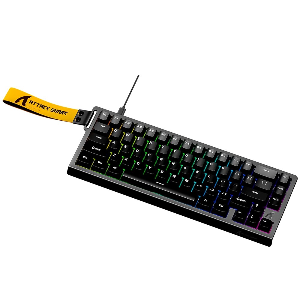 Teclado Attack Shark X68HE Magnético 8kHz | KaBuM!