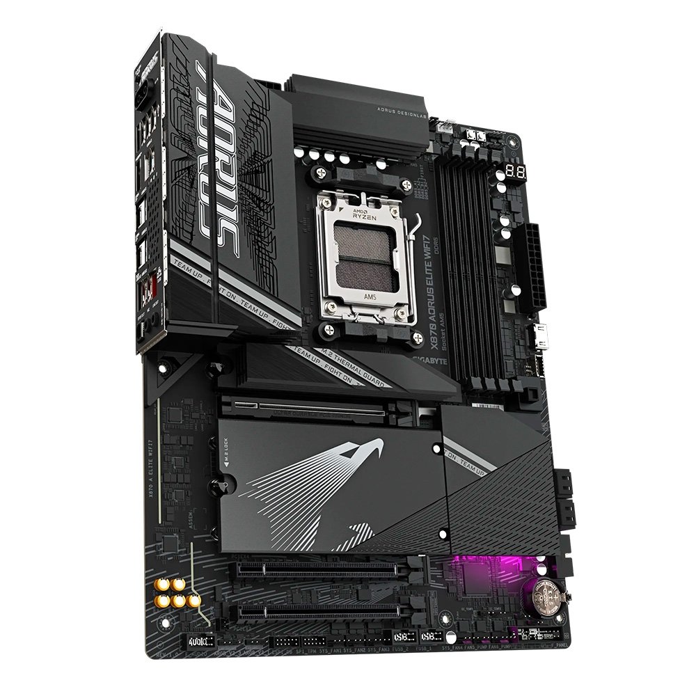 ギガバイト GIGABYTE X870 AORUS ELITE Placa Mãe Gigabyte X870 AORUS ELITE WIFI7 | KaBuM!