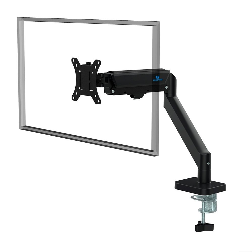 Suporte de Mesa Articulado para Monitor de 17" a 32" Ergofirst, Ajuste com Pistão a Gás, Preto - G16-C012 Suporte de Mesa Articulado para Monitor de 17" a 32" Ergofirst, Ajuste com Pistão a Gás, Preto - G16-C012