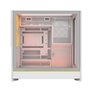 Gabinete Gamer Montech HS01 Pro, Mid-Tower, ATX, Vidro Temperado, 5x FANs, Branco - HS01PROWH