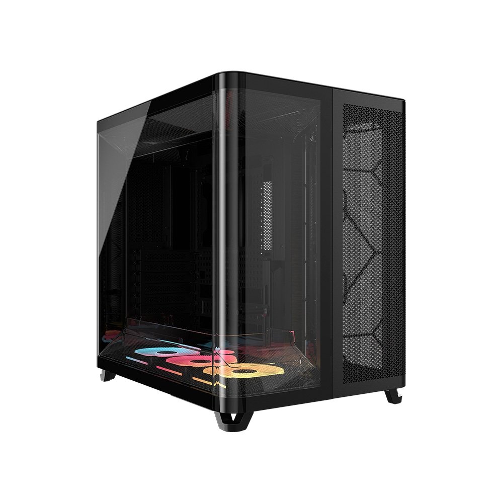 Gabinete Corsair AIR 5400 LX-R RGB Preto | KaBuM!