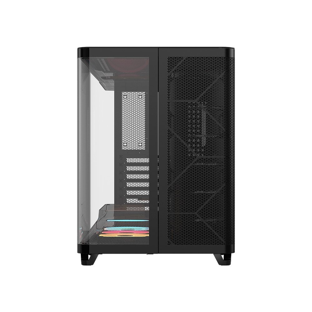 Gabinete Gamer Corsair AIR 5400, Mid-Tower, com 3 Fans LX-R iCUE LINK, Lateral em Vidro, Preto - CC-9011320-WW Gabinete Gamer Corsair AIR 5400, Mid-Tower, com 3 Fans LX-R iCUE LINK, Lateral em Vidro, Preto - CC-9011320-WW