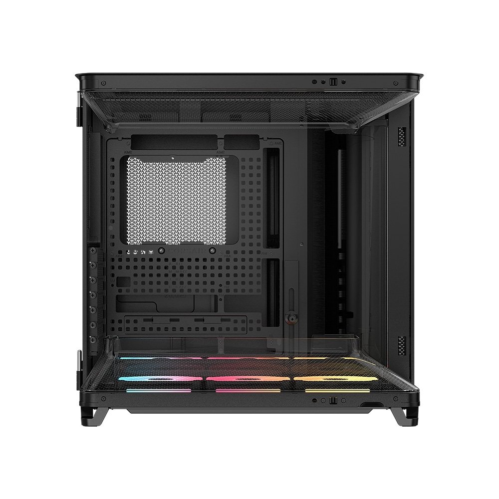 Gabinete Gamer Corsair AIR 5400, Mid-Tower, com 3 Fans LX-R iCUE LINK, Lateral em Vidro, Preto - CC-9011320-WW Gabinete Gamer Corsair AIR 5400, Mid-Tower, com 3 Fans LX-R iCUE LINK, Lateral em Vidro, Preto - CC-9011320-WW
