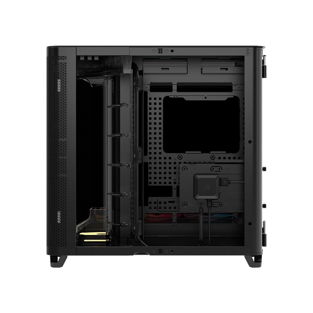 Gabinete Gamer Corsair AIR 5400, Mid-Tower, com 3 Fans LX-R iCUE LINK, Lateral em Vidro, Preto - CC-9011320-WW Gabinete Gamer Corsair AIR 5400, Mid-Tower, com 3 Fans LX-R iCUE LINK, Lateral em Vidro, Preto - CC-9011320-WW
