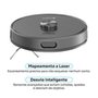 Robô Aspirador de Pó e Passa Pano KABUM! smart K1100, Mapeia, MOP rotativo, Autolimpante, 10000PA, APP, 220V, Cor Inox/Cinza  - KSAR110020CZ