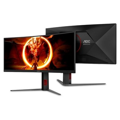 Monitor Gamer Curvo AOC Agon 34'', Ultrawide, 180H