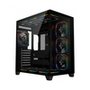 Gabinete Gamer Liketec Zeus V3, ATX, Frontal e Lateral em Vidro Temperado, Sem Fans, Preto - LC-KB-ZEUSV3-2025-1000