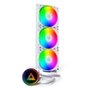 Water Cooler Montech LightFlow, ARGB, 360mm, AMD e Intel, Branco - LGTF360WH
