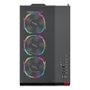 Gabinete Gamer 1STPLAYER VT7, Mid Tower, RGB, ATX, Lateral em Vidro Temperado, 4X Fans, Preto - VT7-BK-4FS7