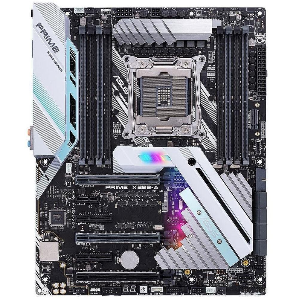 Placa-Mãe Asus Prime X299-A, Intel LGA 2066, ATX, DDR4 Placa-Mãe Asus Prime X299-A, Intel LGA 2066, ATX, DDR4
