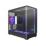 Gabinete Gamer Montech KING45 PRO, Mid Tower, ARGB, ATX, Frontal e Lateral em Vidro, Preto - KING45PB
