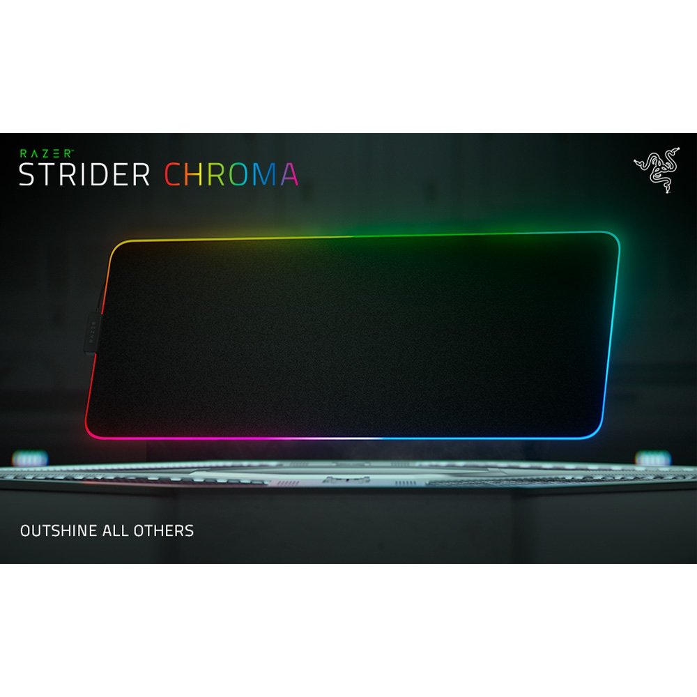 マウス・トラックボール rezer STRIDER CHROMA Mousepad Razer Strider Chroma Híbrido RGB | KaBuM!