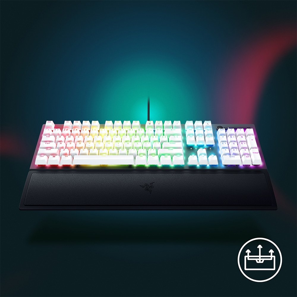 Teclado Mecânico Razer BlackWidow V3 Switch Green/