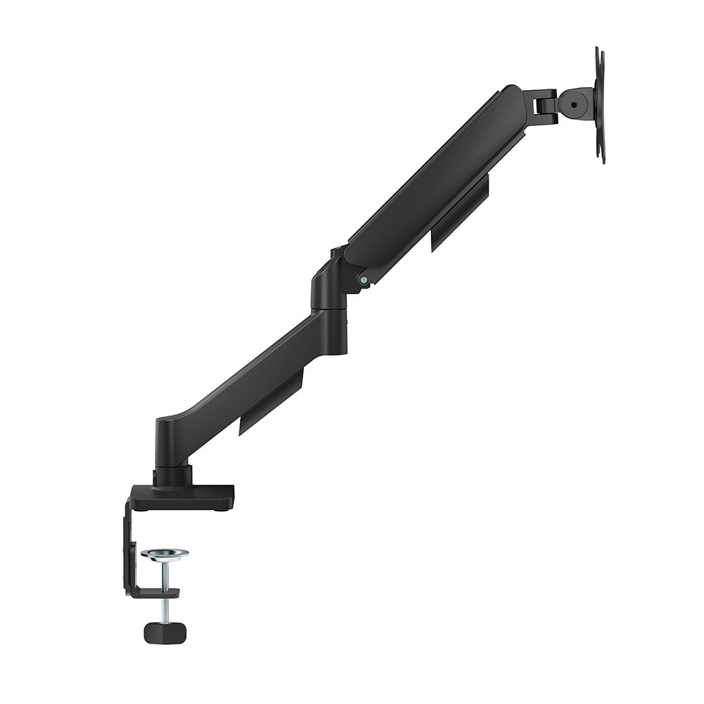 Suporte de Mesa Articulado Bluecase Ergo Flexy para Monitor, 17" a 32", com Portas USB, Suspensão a Gás, Até 9kg, Preto - BSMTS01U-1BBX