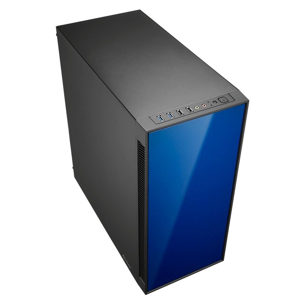 Gabinete Sharkoon ATX Mid Tower LED FAN AM5 Silent Blue