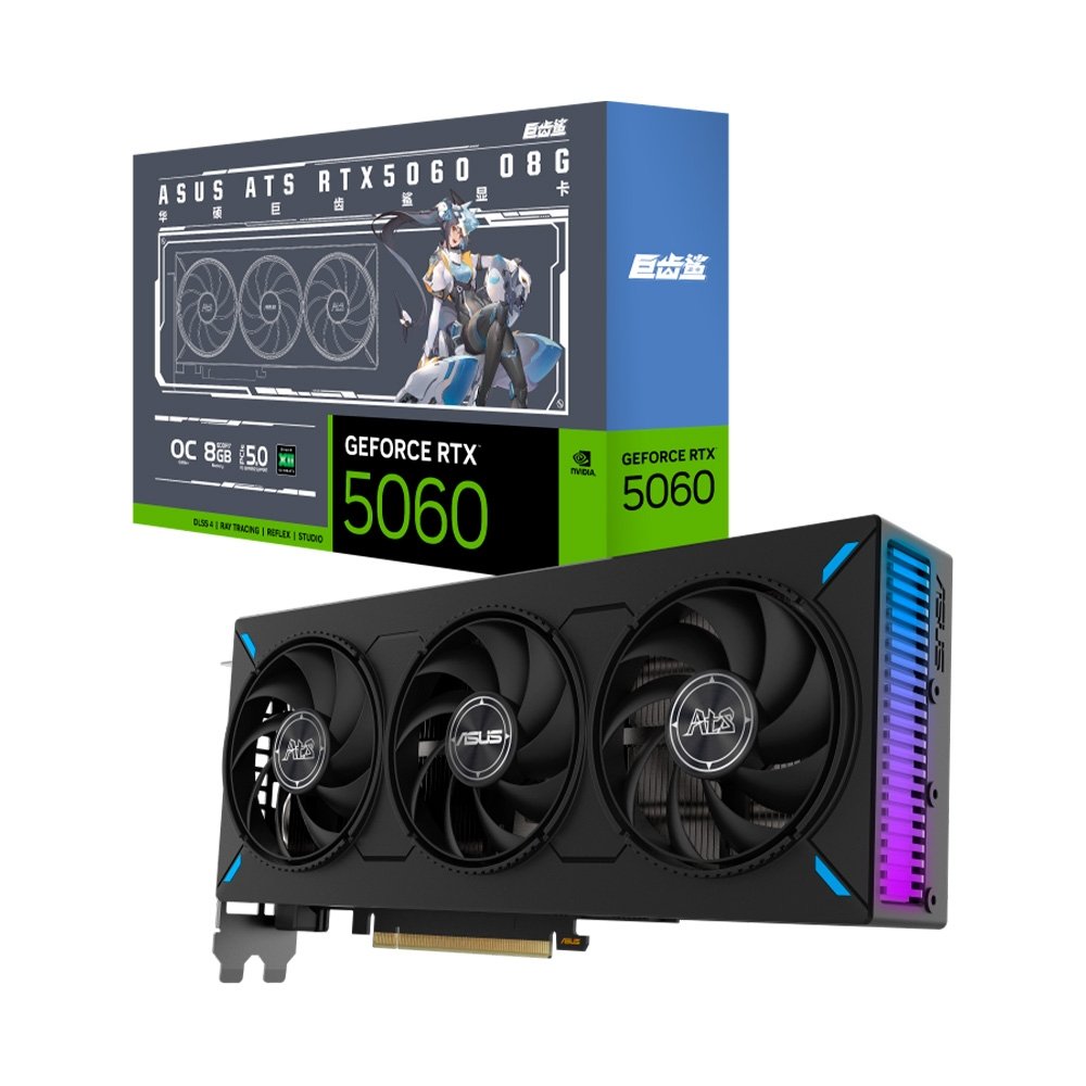 Placa de Vídeo ASUS ATS RTX 5060 O8G | KaBuM!