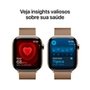 Apple Watch Series 11 GPS + Cellular, Caixa dourada de Titânio de 46 mm, Pulseira dourada estilo milanês, Tamanho M/G - MFD84AM/A