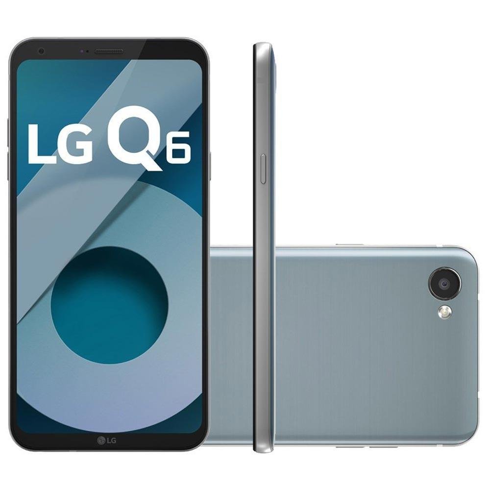 Smartphone LG Q6, 32GB, 13MP, Tela 5.5´, TV Digital, Platinum - M700 TV Smartphone LG Q6, 32GB, 13MP, Tela 5.5´, TV Digital, Platinum - M700 TV