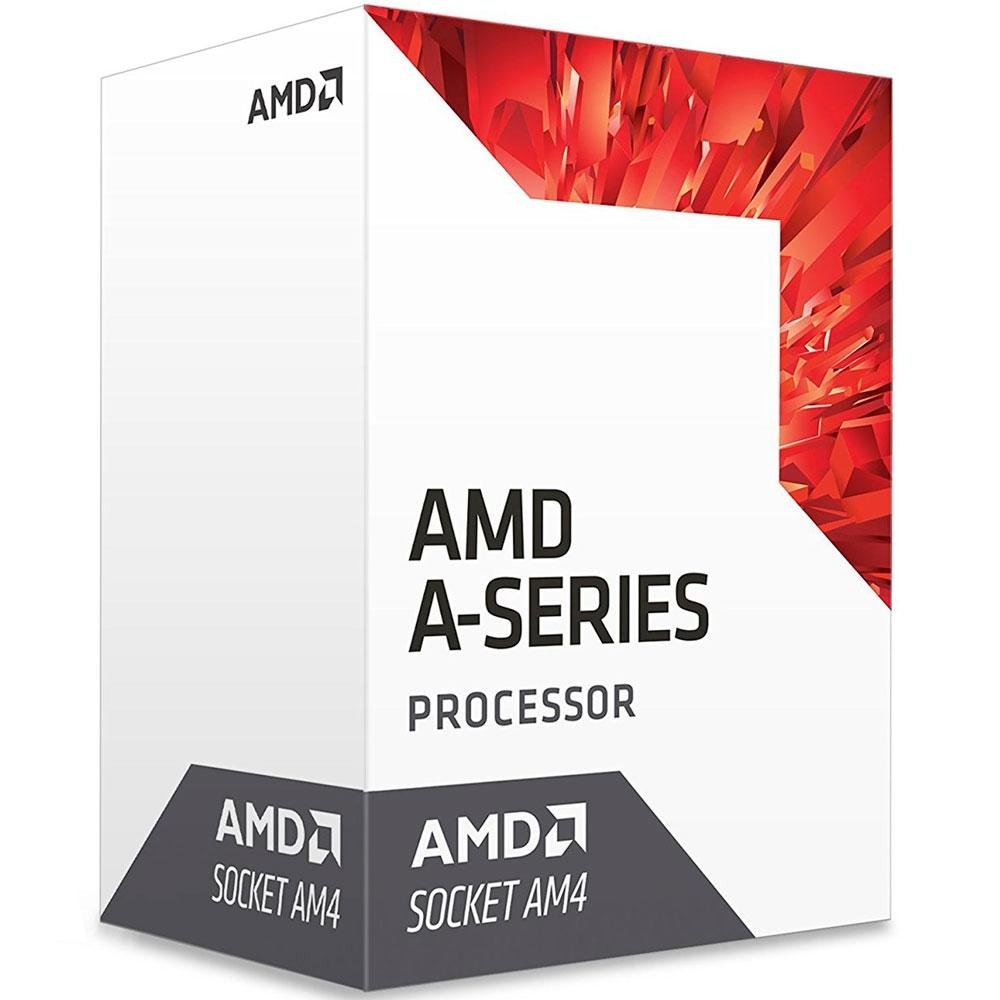 Processador AMD A10 9700 Bristol Ridge, Cache 2MB, 3.5GHz (3.8GHz Max Turbo), AM4 - AD9700AGABBOX Processador AMD A10 9700 Bristol Ridge, Cache 2MB, 3.5GHz (3.8GHz Max Turbo), AM4 - AD9700AGABBOX