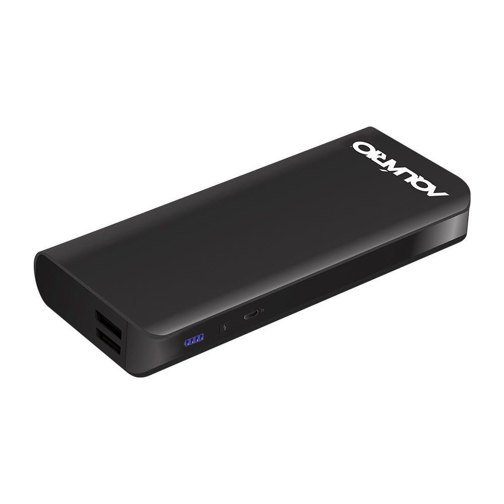 Carregador Portátil Aquario 10.000mAh, 2 Portas USB, Preto - CP 10000 Carregador Portátil Aquario 10.000mAh, 2 Portas USB, Preto - CP 10000