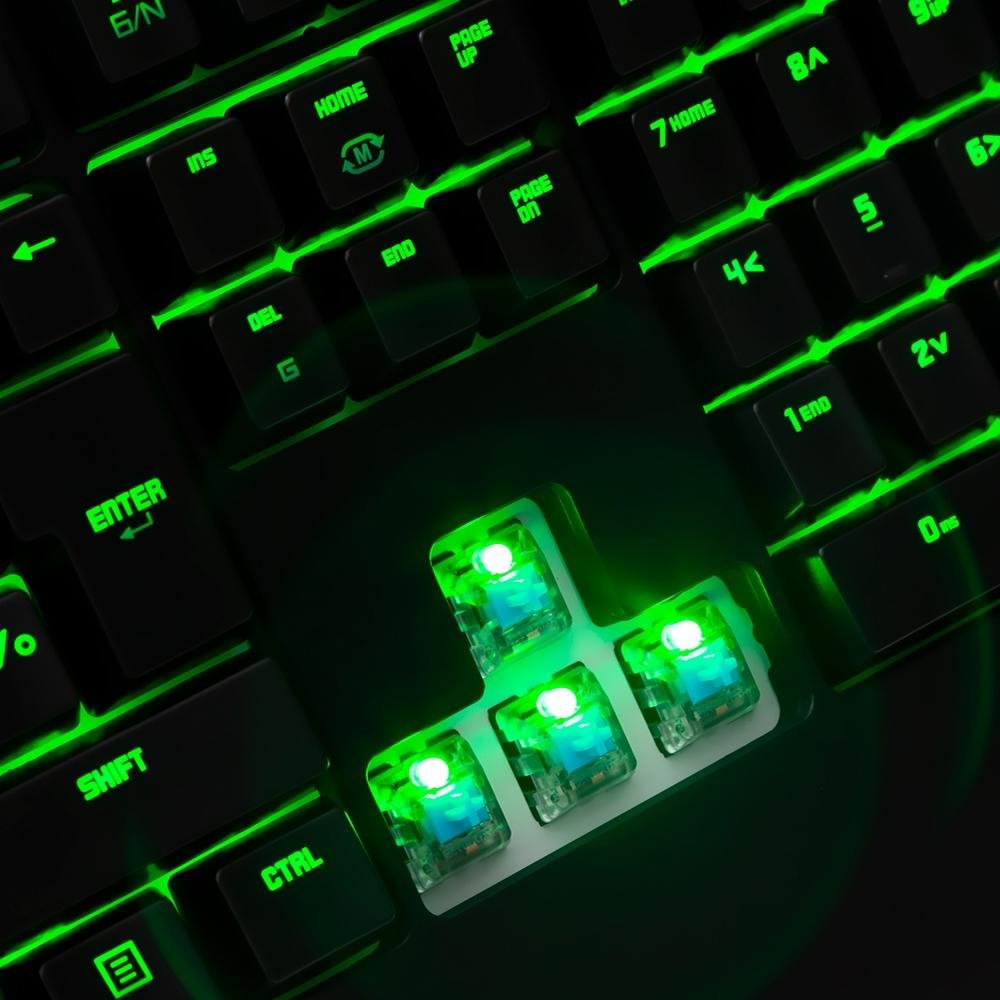 Teclado Mecânico Dazz Death Mask - 622549 | KaBuM!