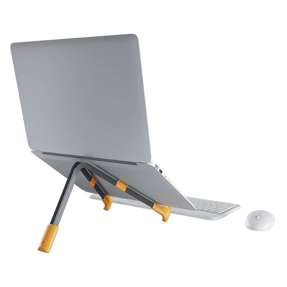 Suporte para Notebook e Tablet Octoo LiteStand Note, Titanium e Caramelo - 9569