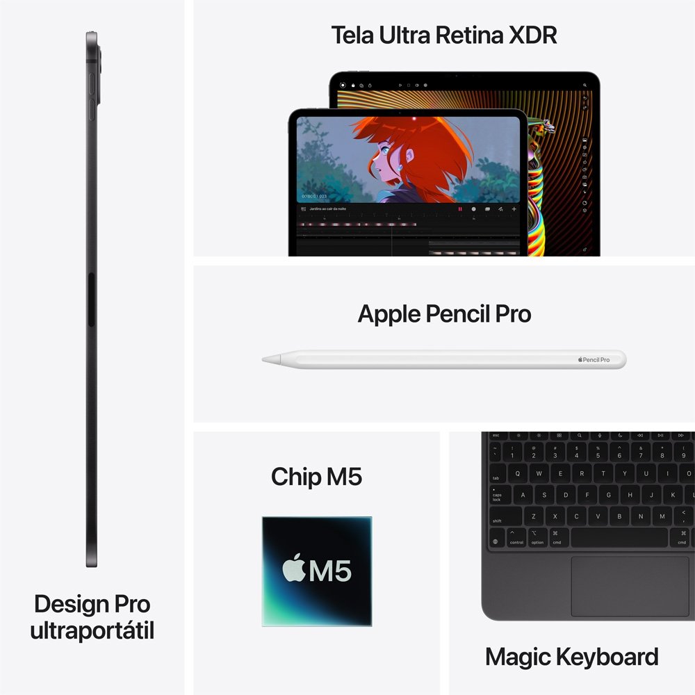 iPad Pro Apple com Chip M5 2TB | KaBuM!