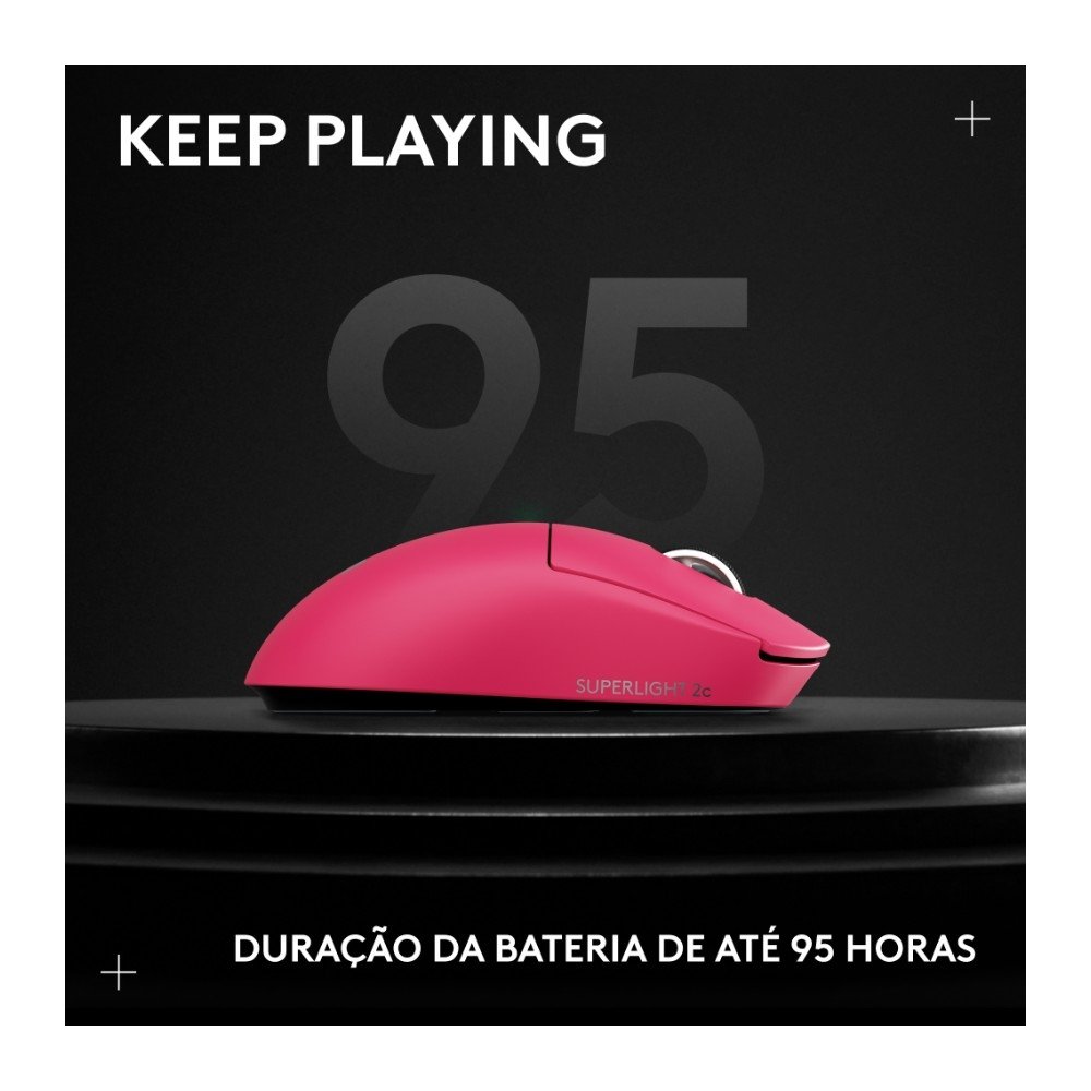 Logitech PRO X SUPERLIGHT 2c ピンク Mouse Gamer Sem Fio Logitech G PRO X SUPERLIGHT 2 DEX com