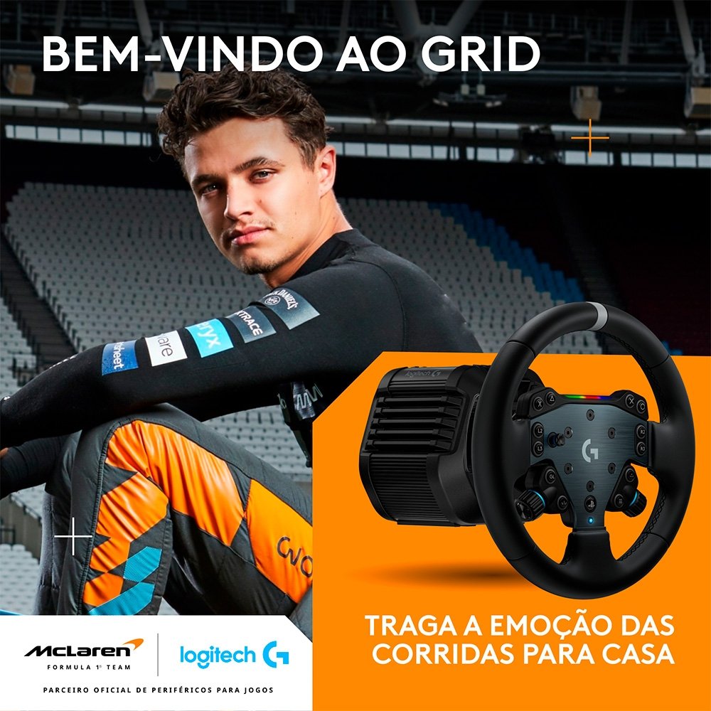 Volante Logitech G RS50 Com Direct Drive DE 8 Nm, Feedback TRUEFORCE, Ultrarealista, Compatível com PS4, PS5 e PC - 941-000265 Volante Logitech G RS50 Com Direct Drive DE 8 Nm, Feedback TRUEFORCE, Ultrarealista, Compatível com PS4, PS5 e PC - 941-000265
