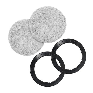 Kit reposição com 2 Anéis de suporte + 1 par de pano de limpeza MOP para Robô Limpa Vidro KABUM! smart Aero Pro - KSHPR275