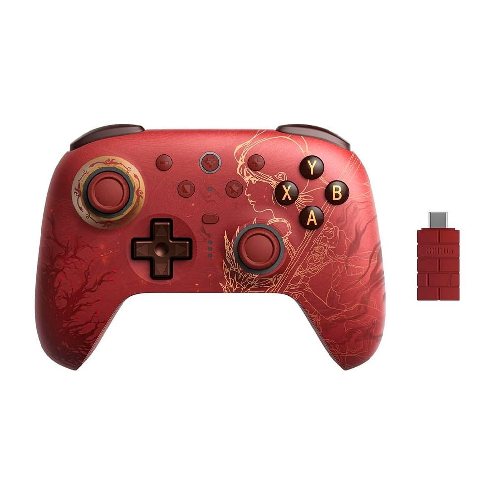 Controle Sem Fio 8BitDo Ultimate 2 Wireless WUCHANG, Vermelho - 81HE08 Controle Sem Fio 8BitDo Ultimate 2 Wireless WUCHANG, Vermelho - 81HE08