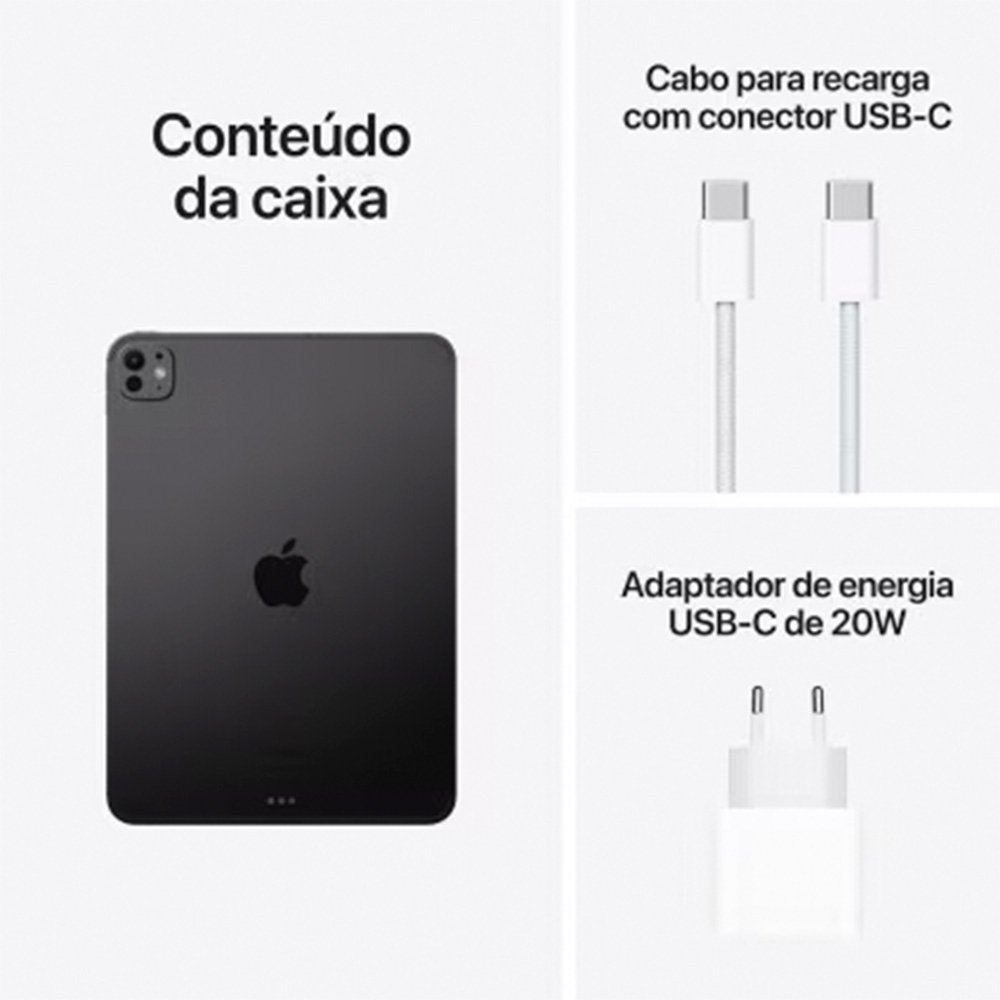 iPad Pro 11 M4 2TB Wi-Fi + Cellular | KaBuM!