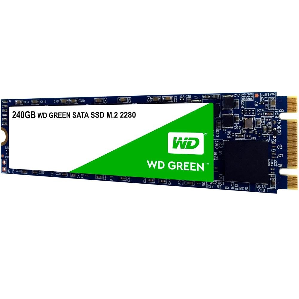 SSD WD Green, 240GB, M.2, Leitura: 545MB/s, Preto - WDS240G2G0B