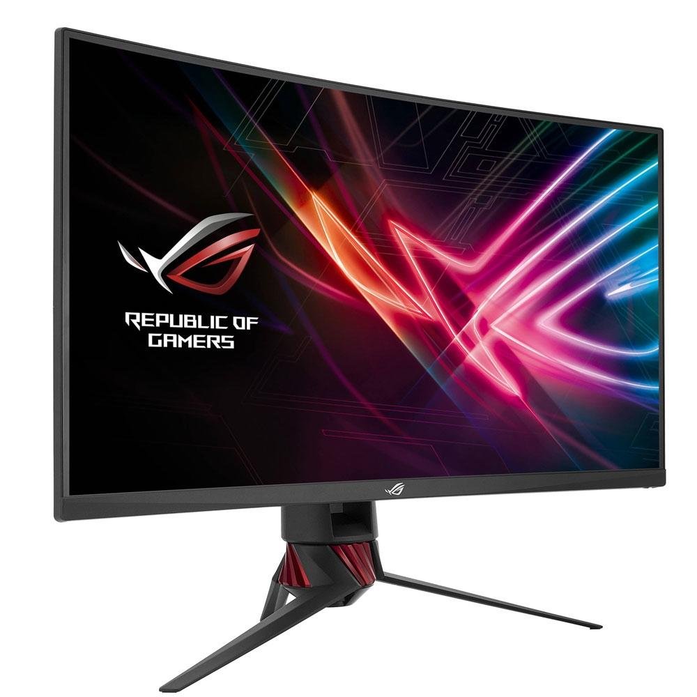 Monitor Gamer Asus ROG Strix 32' LED, Curvo, 144 Hz, 2K QHD, FreeSync, 125% sRGB, HDMI/DisplayPort, Ajuste de Altura, Vesa - XG32VQ Monitor Gamer Asus ROG Strix 32' LED, Curvo, 144 Hz, 2K QHD, FreeSync, 125% sRGB, HDMI/DisplayPort, Ajuste de Altura, Vesa - XG32VQ