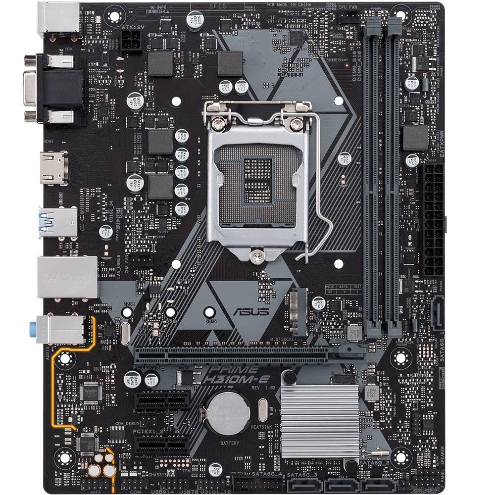 え*ん様 ASUS H310M-A ＋ Intel CORE i7 8700 Placa Mãe Asus Prime H310M-E/BR, Intel LGA 1151, mATX, DDR4 | KaBuM!