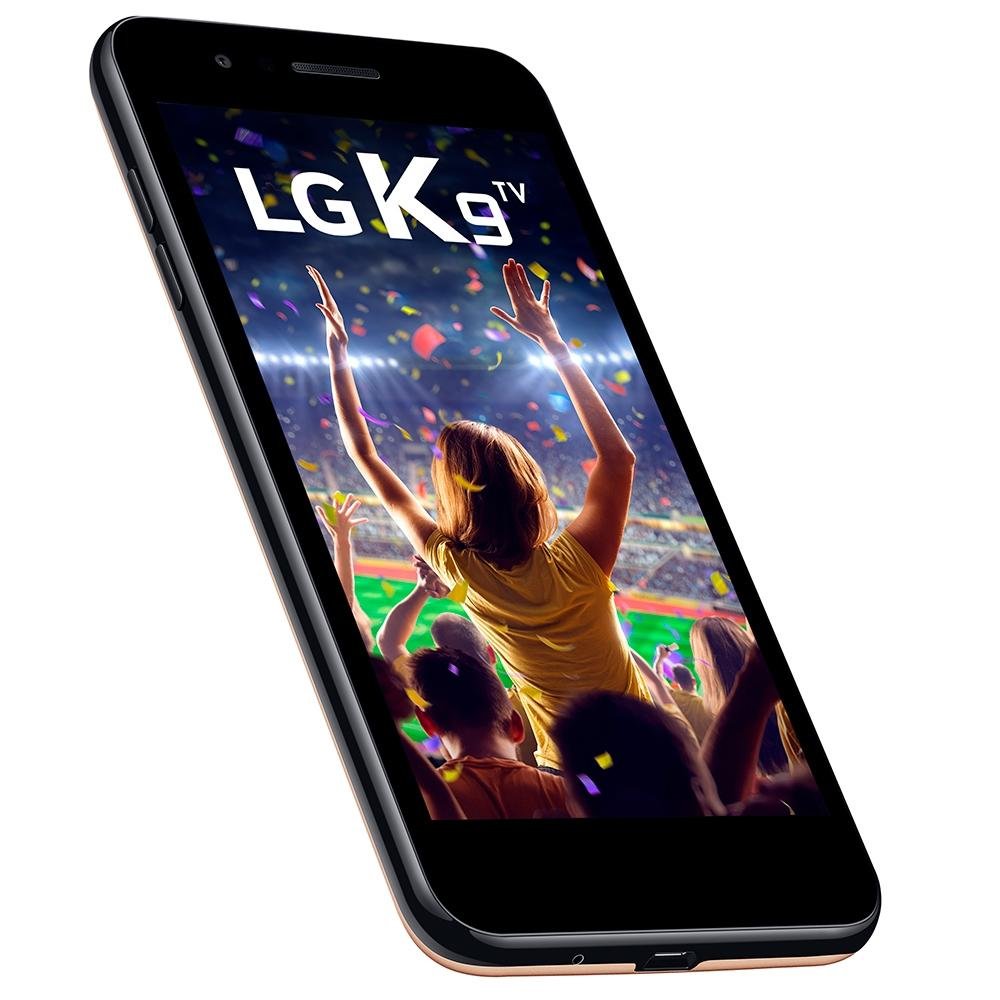 Smartphone LG K9, 16GB, 8MP, Tela 5´, TV Digital, Dourado - X210 TV Smartphone LG K9, 16GB, 8MP, Tela 5´, TV Digital, Dourado - X210 TV