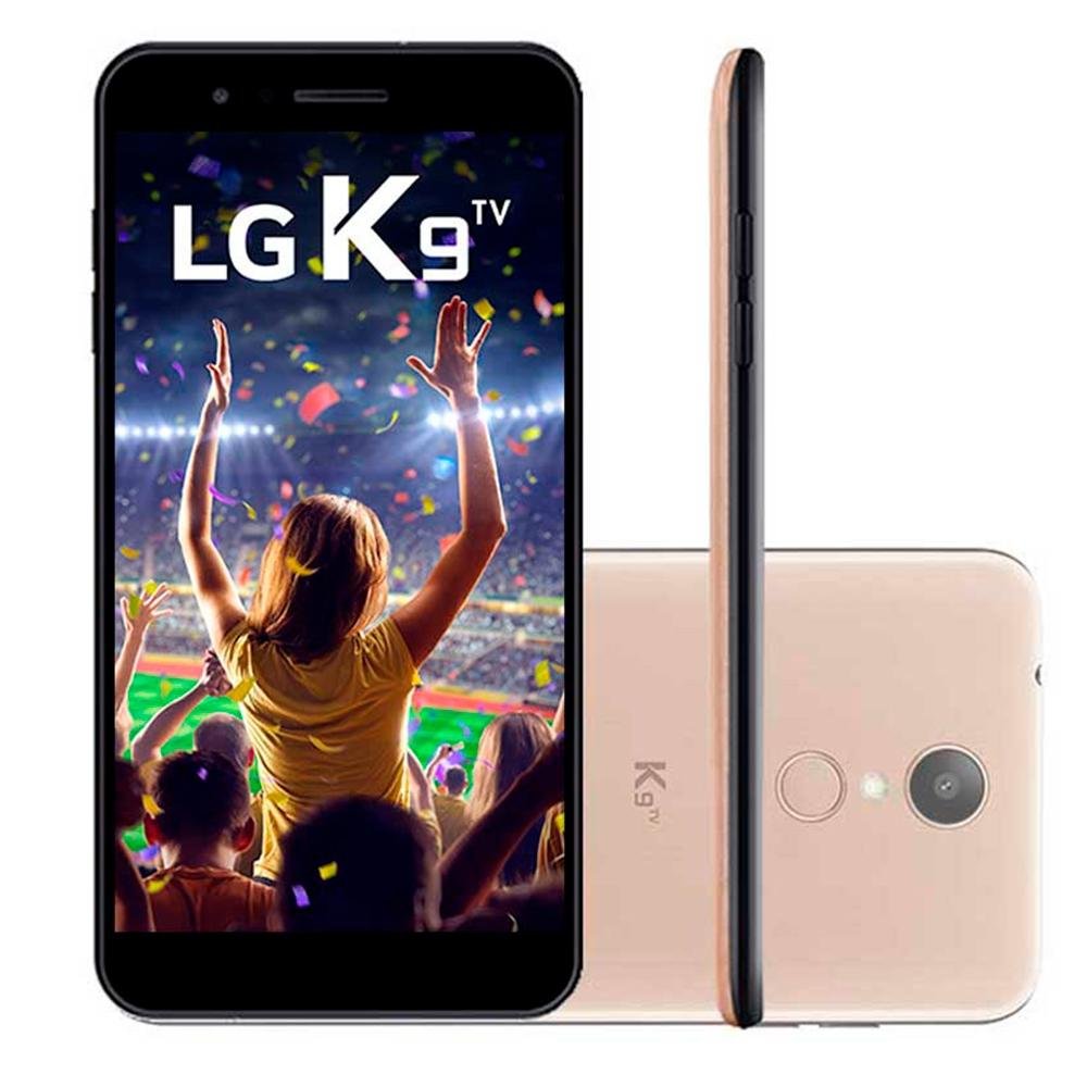 Smartphone LG K9, 16GB, 8MP, Tela 5´, TV Digital, Dourado - X210 TV Smartphone LG K9, 16GB, 8MP, Tela 5´, TV Digital, Dourado - X210 TV