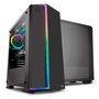 Gabinete NOX INFINITY NEON Painel lateral em Vidro Temperado, Frontal com Iluminação Rainbow, 1 FAN RGB - NXINFINTYNEON